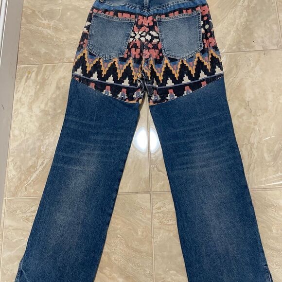 FREE PEOPLE Women’s Rocky Mountain Straight Leg Jeans jeans 24 NWOT. 
$170 - Picture 8 of 12